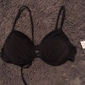 Plain Black Bathing suit top